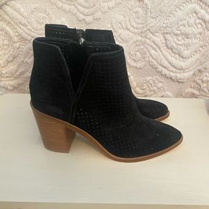 1. State Wood Block Black Booties - Size 7.5